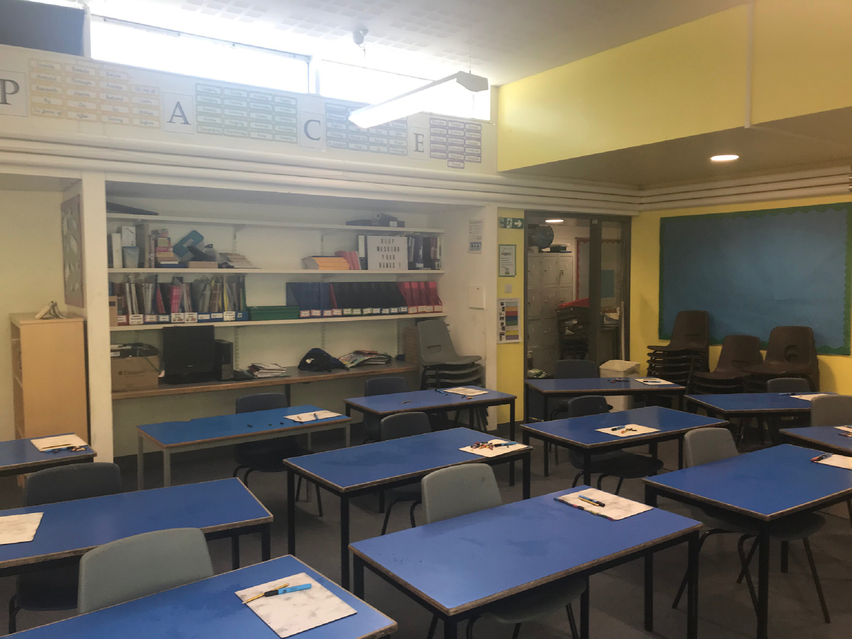 Начальная городская школа в Винчестере. Фотография из личного архива. 