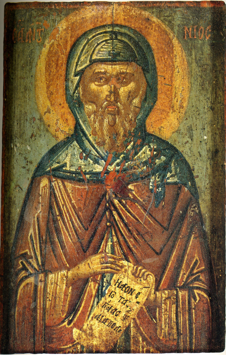 Икона Преподобного Антония Великого