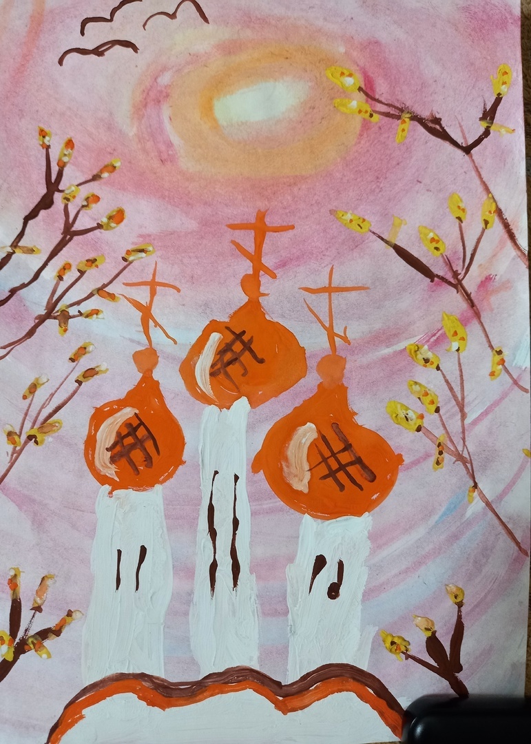 Детский рисунок. Все фотографии в статье сделаны автором.