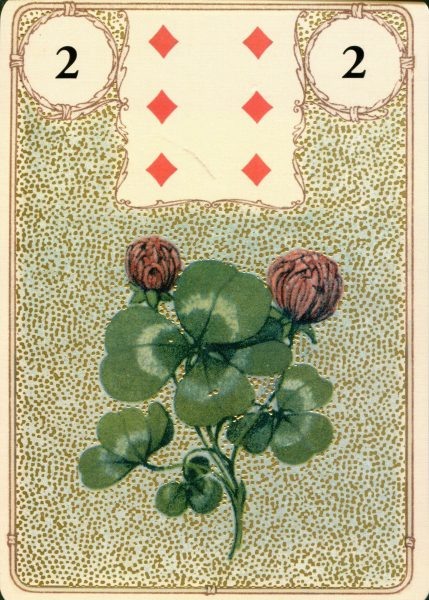 Клевер в колоде Золотой Ленорман 