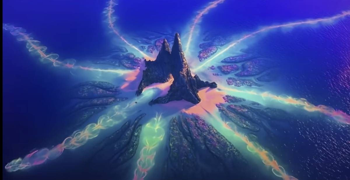 Остров Мотуфету. В работе я использую похожий образ - в центре сам человек, как столб - основа, а от него связи с другими, как канаты. 