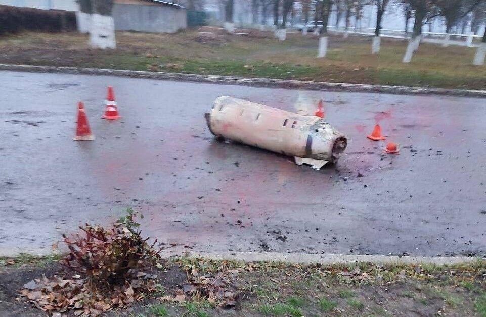 Двигатель от ATACMS, запущенного противником ночью по Таганрогу, источник – Телеграм-канал Военкор Котенок