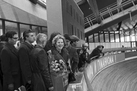 Тэтчер на велотреке в Крылатском. Фото из котырытх источников