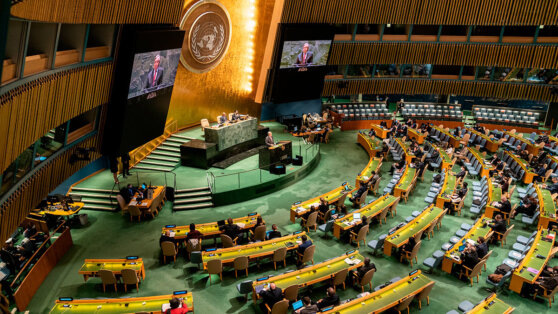    Генассамблея ООН повторно приняла резолюцию о прекращении огня в секторе Газа Андрей Галкин