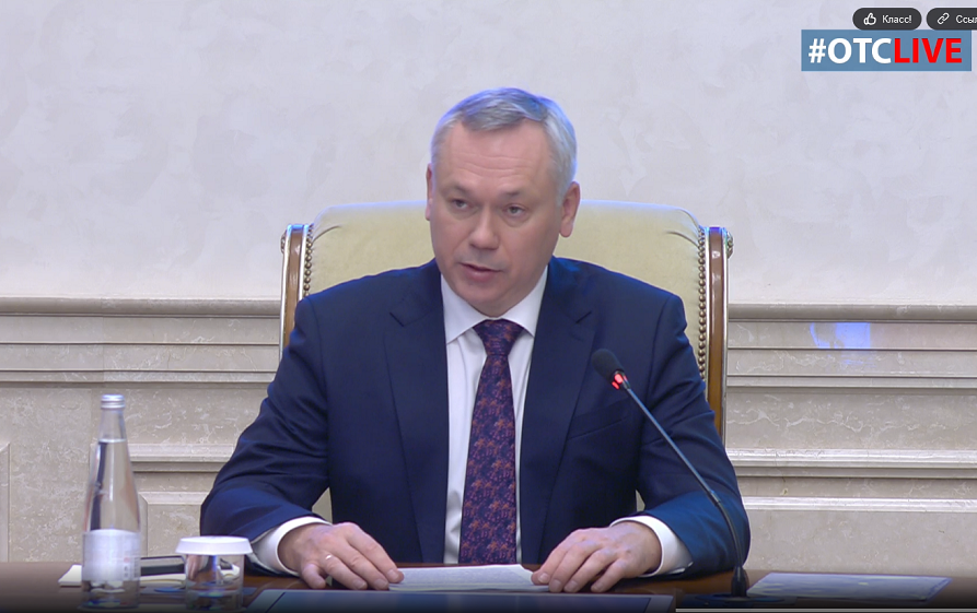    Скриншот кадра видео прямого эфира телекомпании ОТС