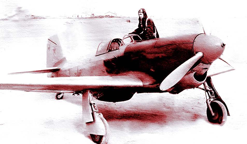 Советский одномоторный истребитель Як-1.