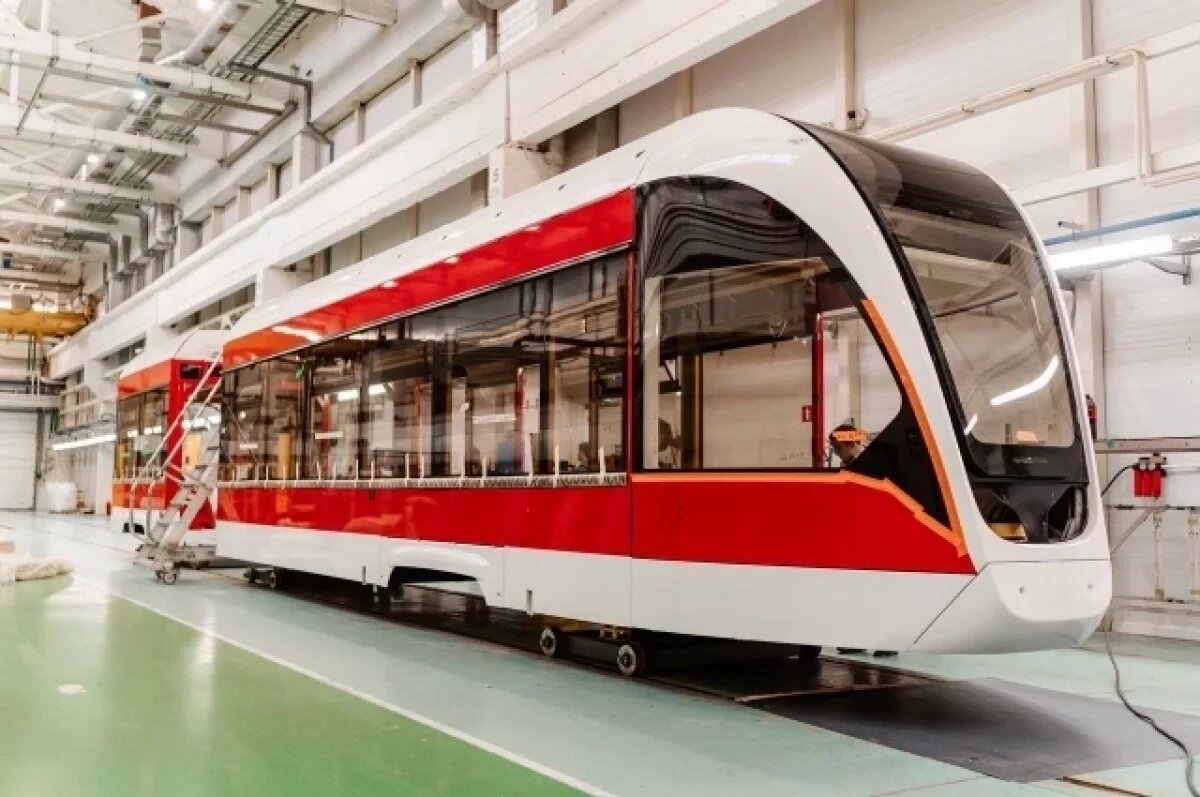    В 2025 году в Самару поставят три трехсекционных трамвая «Витязь М»