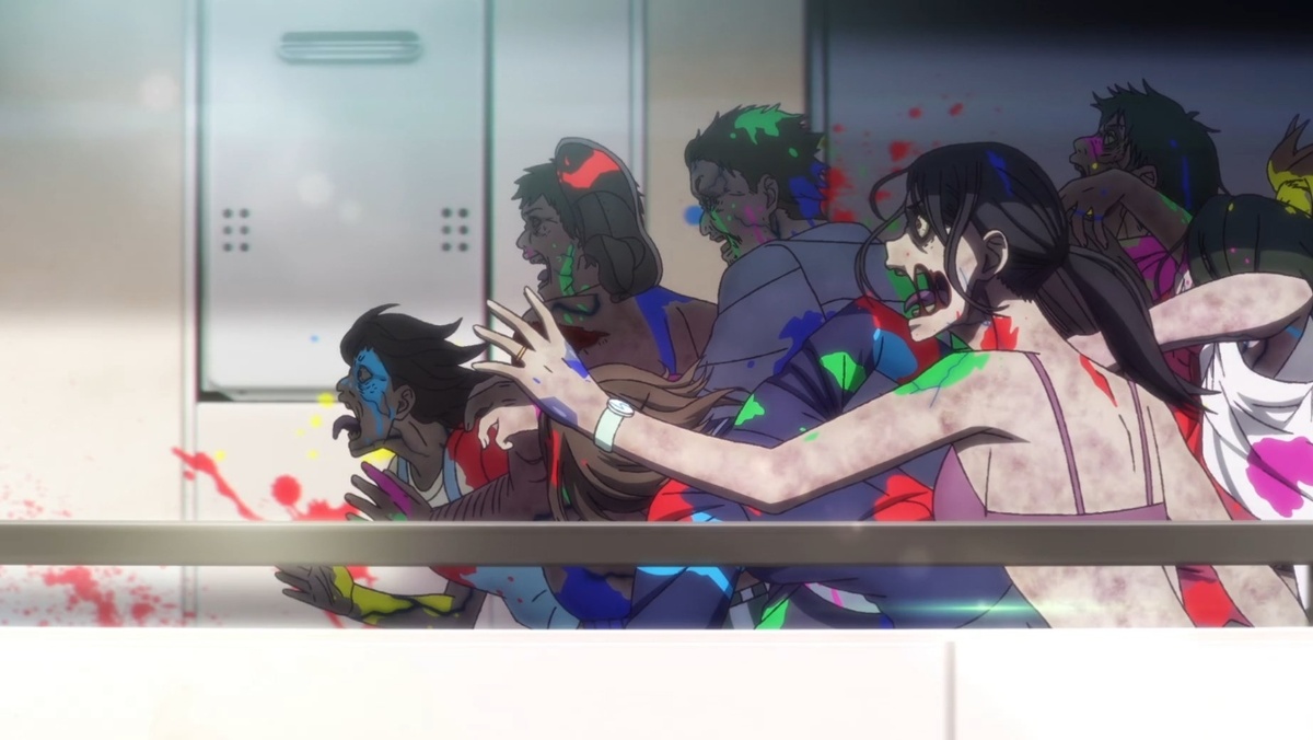 Нестандартные и супер яркие краски заменяющие кровь. Выглядит стильно и необычно