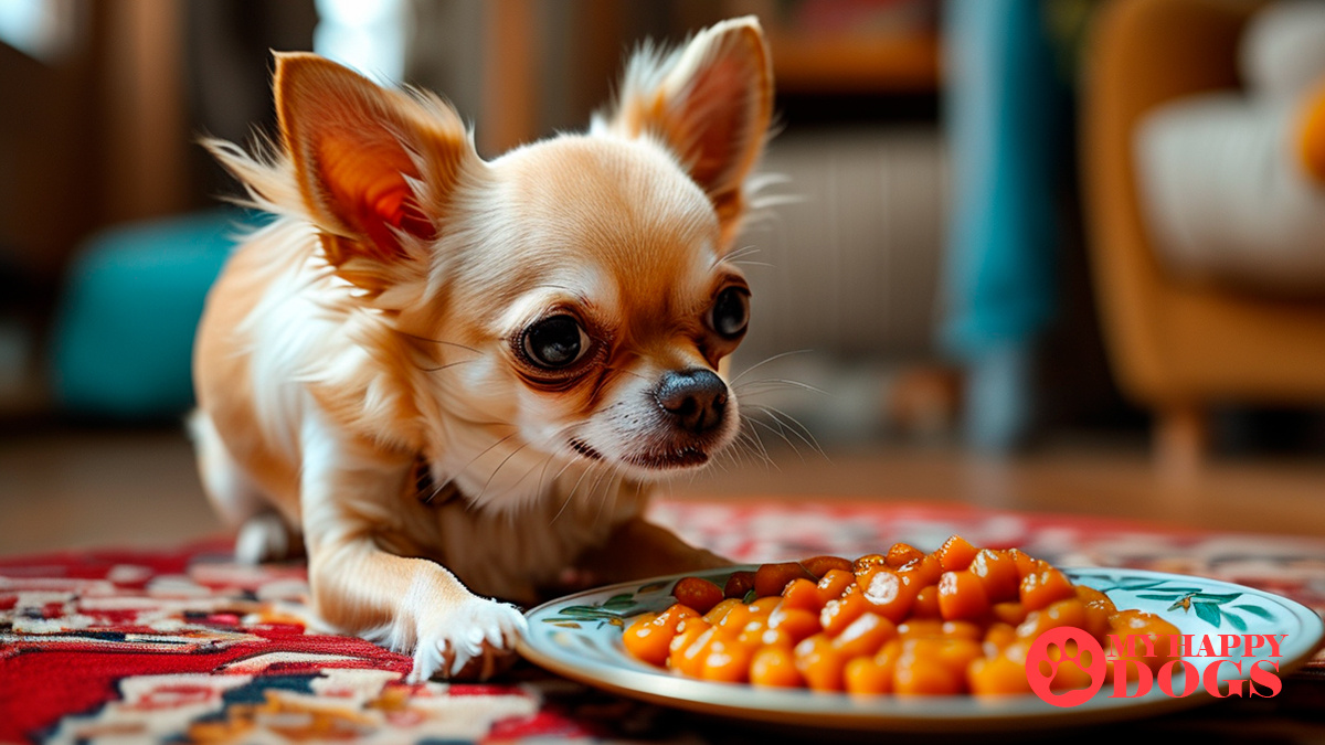 Чихуахуа и большая порция - так делать не нужно!