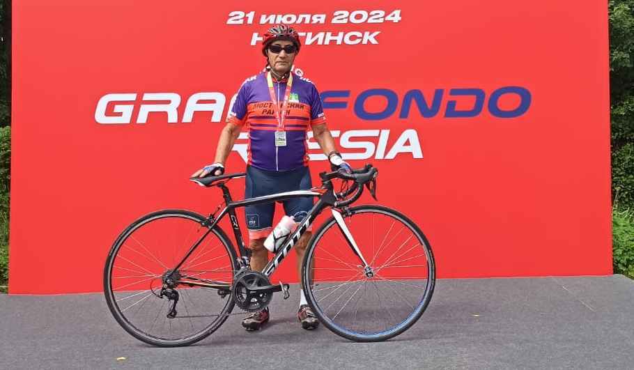 Халит Тажетдинов на велогонке «Gran Fondo».