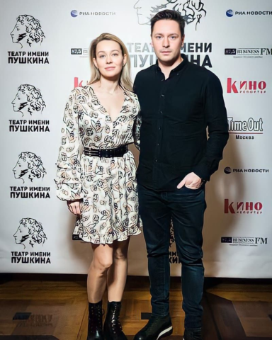 Фото: Владимир с женой Анастасией Паниной 