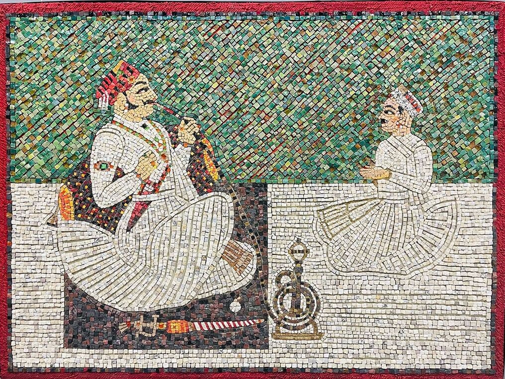 Мангусе Инессе. «Maharaja Shiha Lounge» смальта, камень