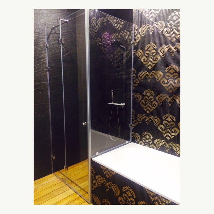 Душевая перегородка с ванной без бортика, фото 1