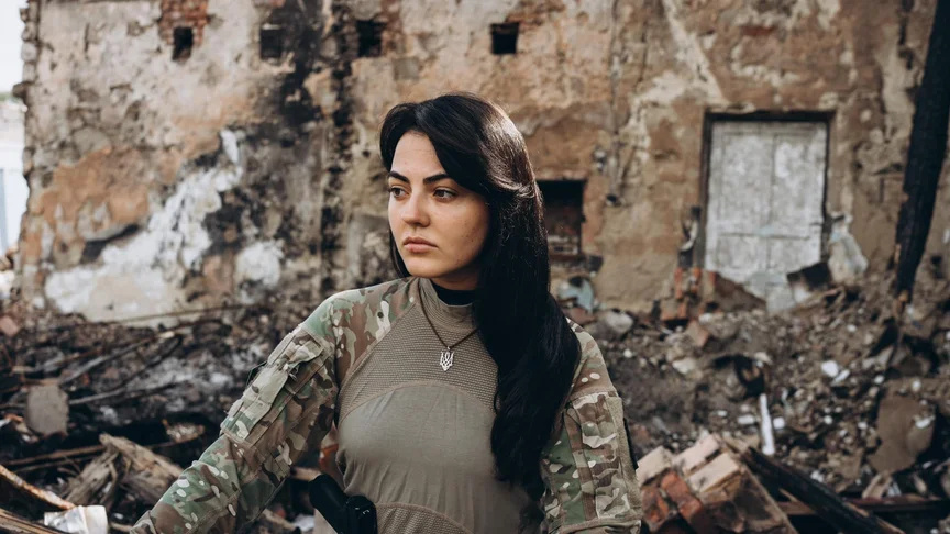 Фото: Facebook (запрещен в РФ) / Alina Mykhailova, глава медицинской службы батальона "Волки Да Винчи" Алина Михайлова
