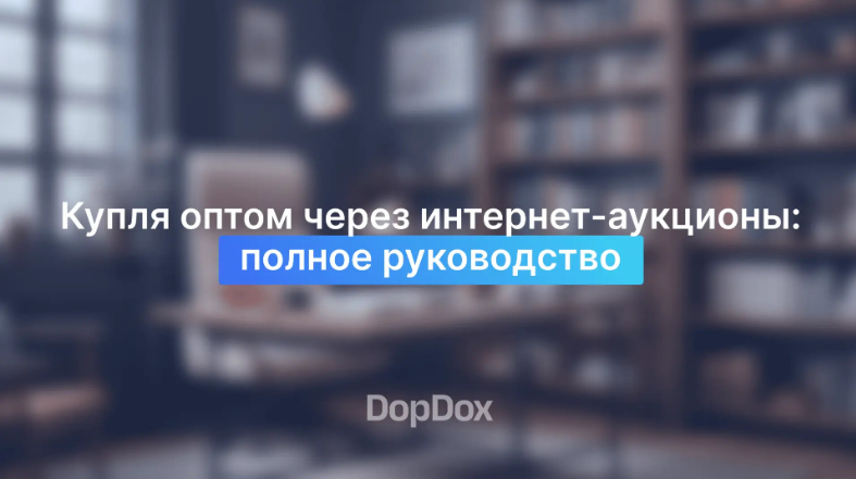 Купля оптом через интернет-аукционы: Полное руководство для успешных сделок.