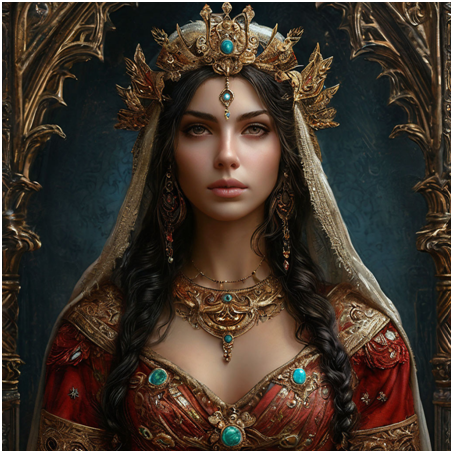 Сгенерировано ИИ- Богиня Смерти- Мара.