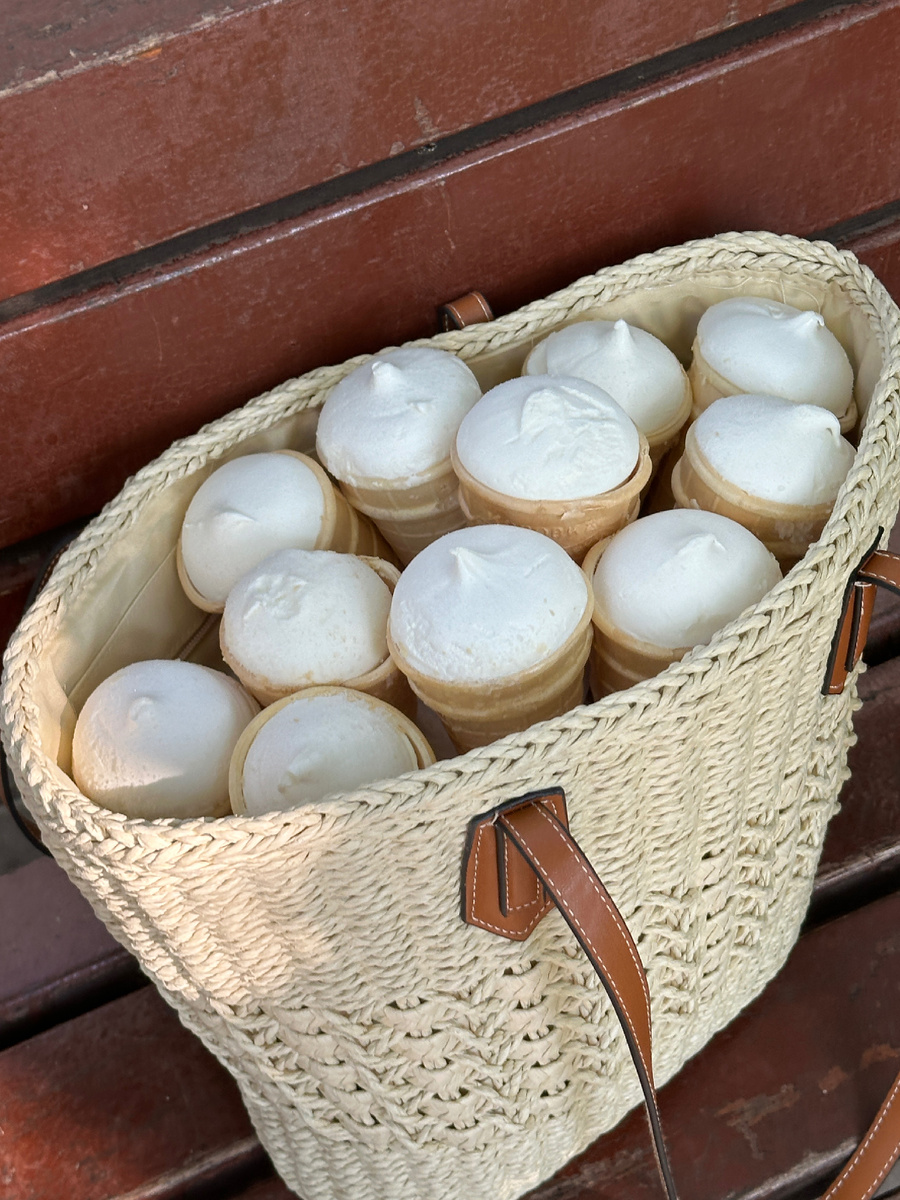 Только положили в сумку