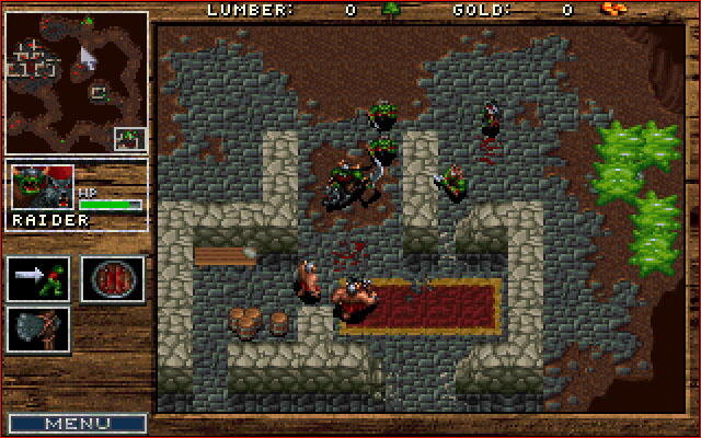 Геймлей Warcraft: Orcs & Humans