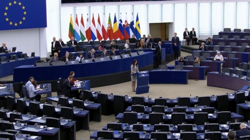  Заседание Европарламента. Скриншот видео