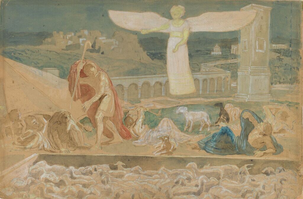 Александр Иванов, Явление ангелов пастухам, конец 1840-х–1858