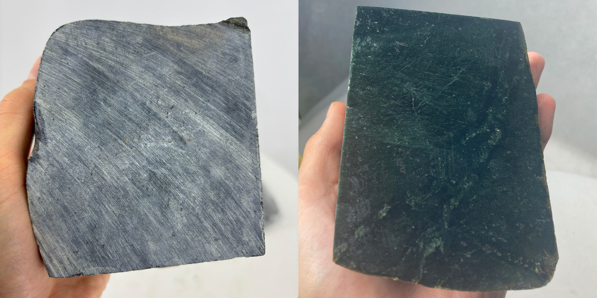 Пиленый и полированный Нефрит