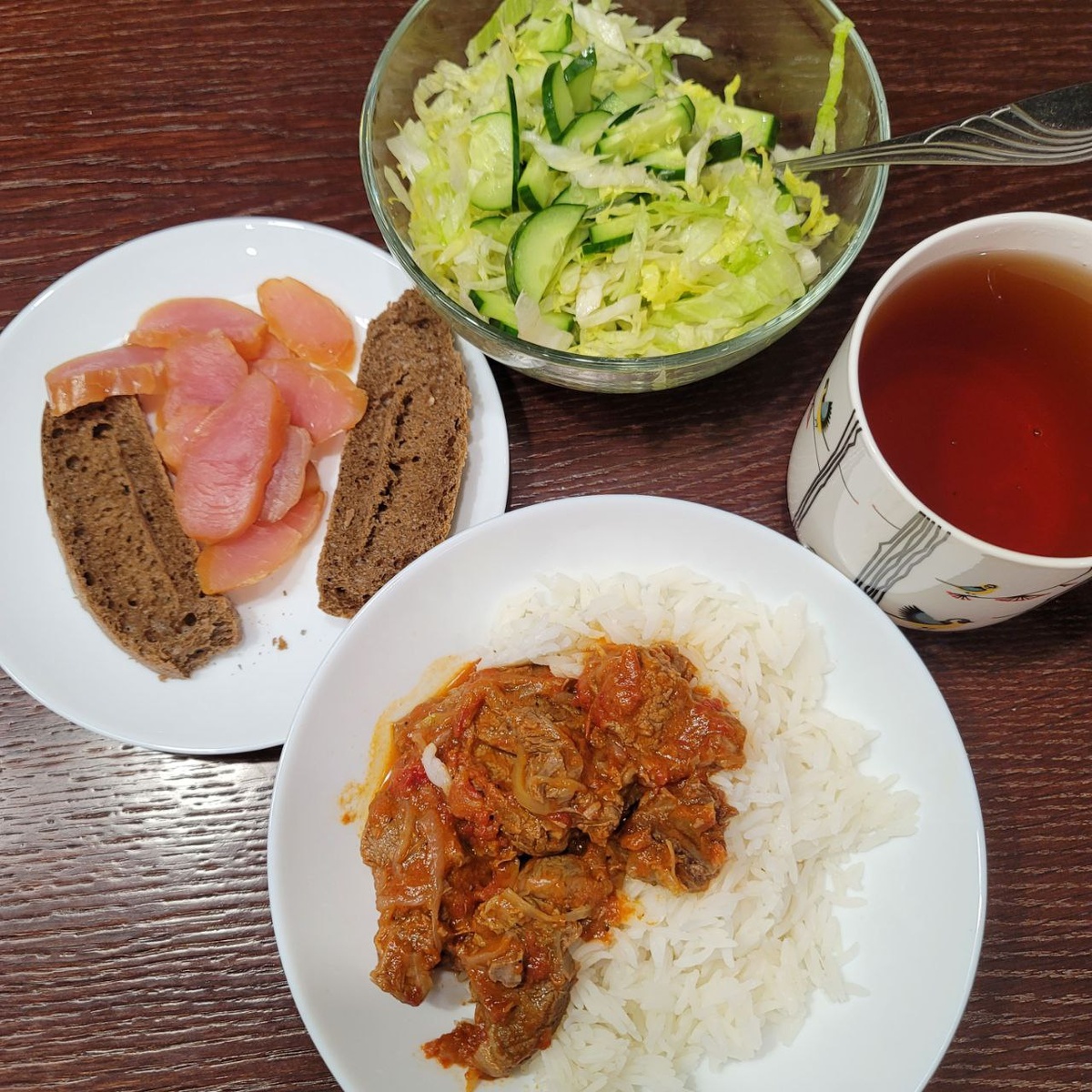 Роскошный обед.