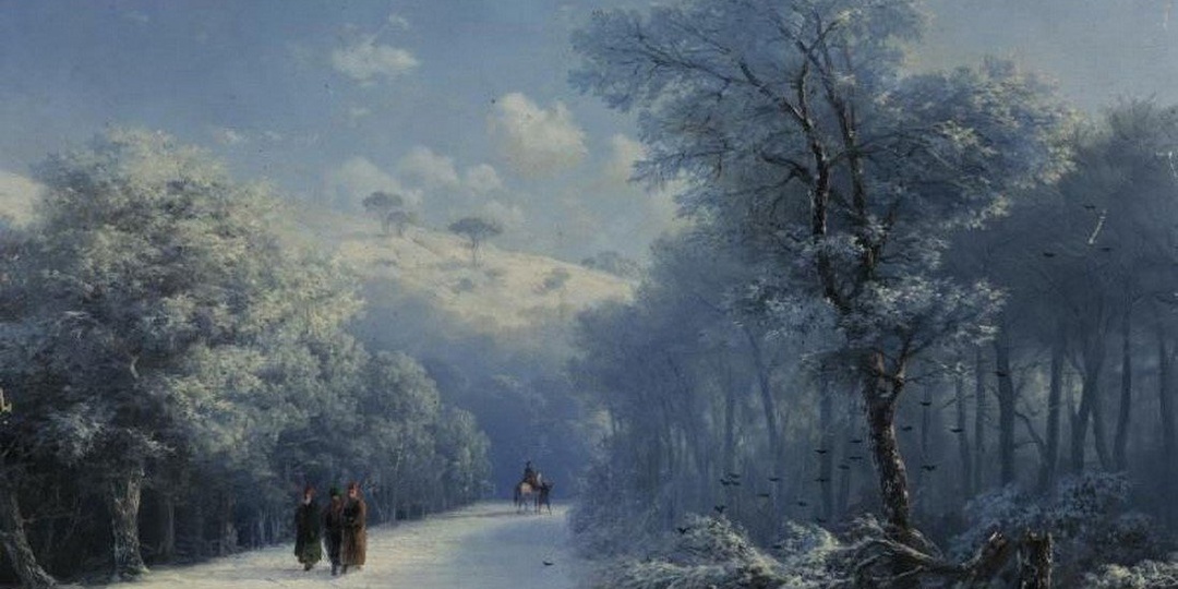 «Зимние картины Ивана Айвазовского». Подборка произведений