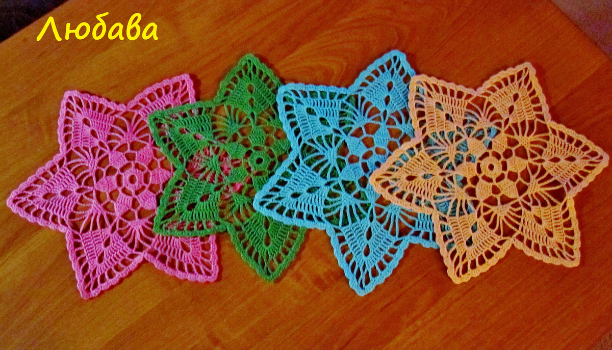 Фото из личного архива автора Десертные салфеточки.