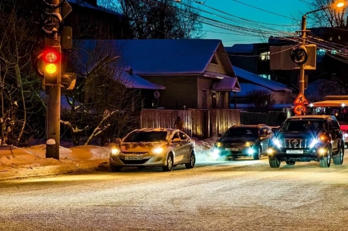    Томичи встали в 10-балльные пробки вечером в четверг