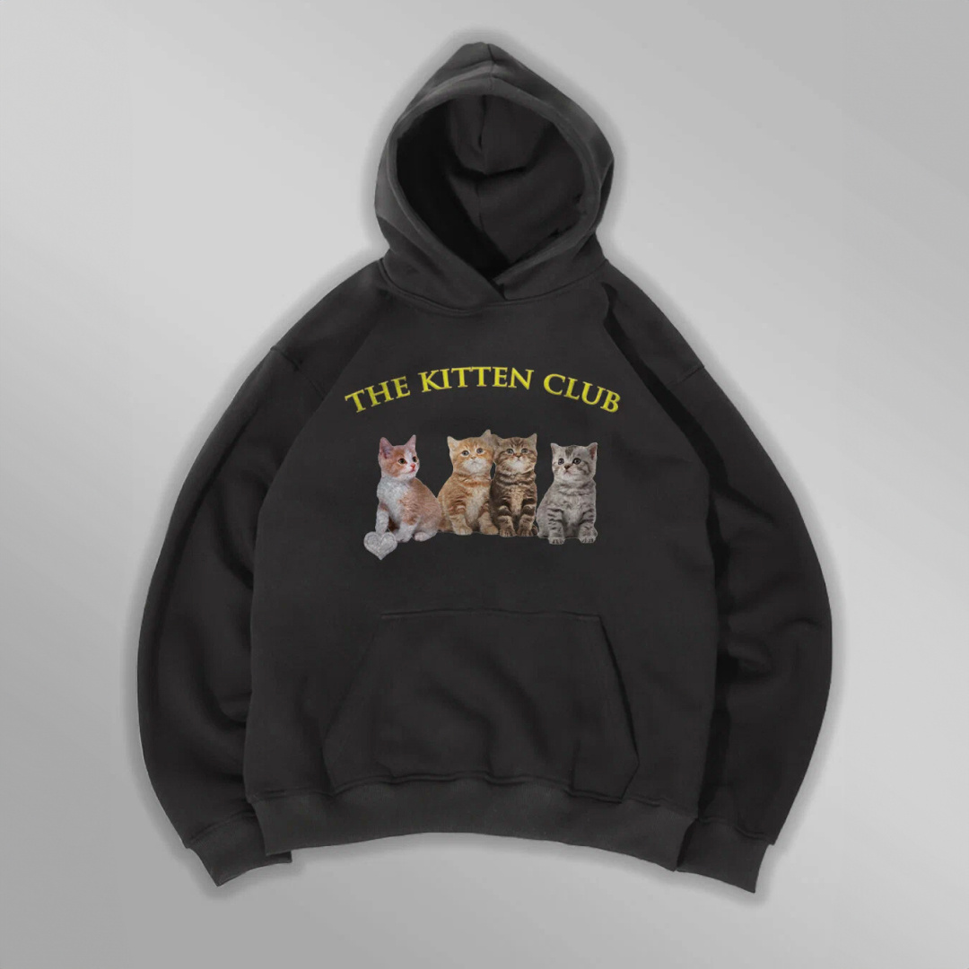 Худи с котятами Y2K