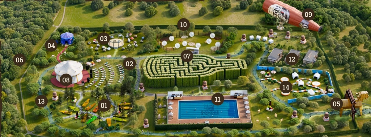 План курорта. Фото с официального сайта