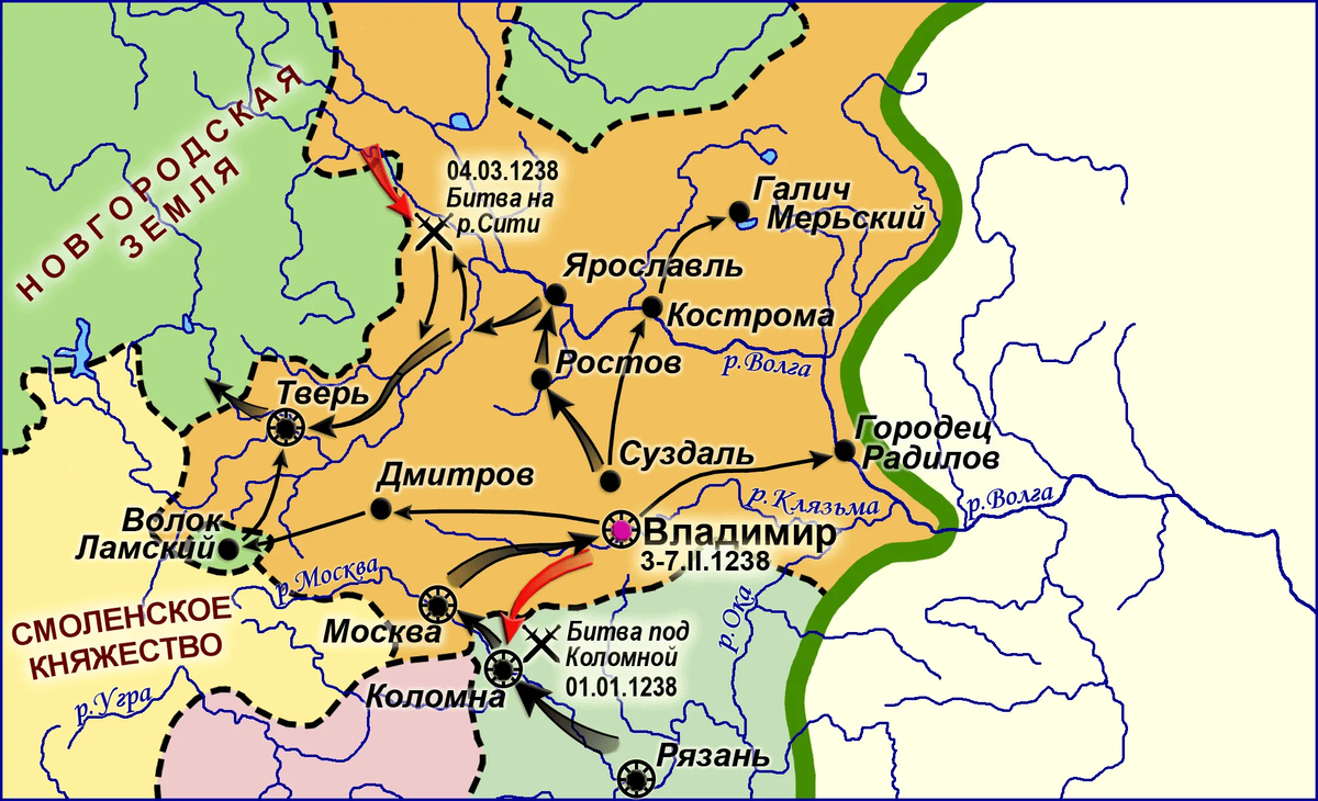 Место битвы на реке Сить.