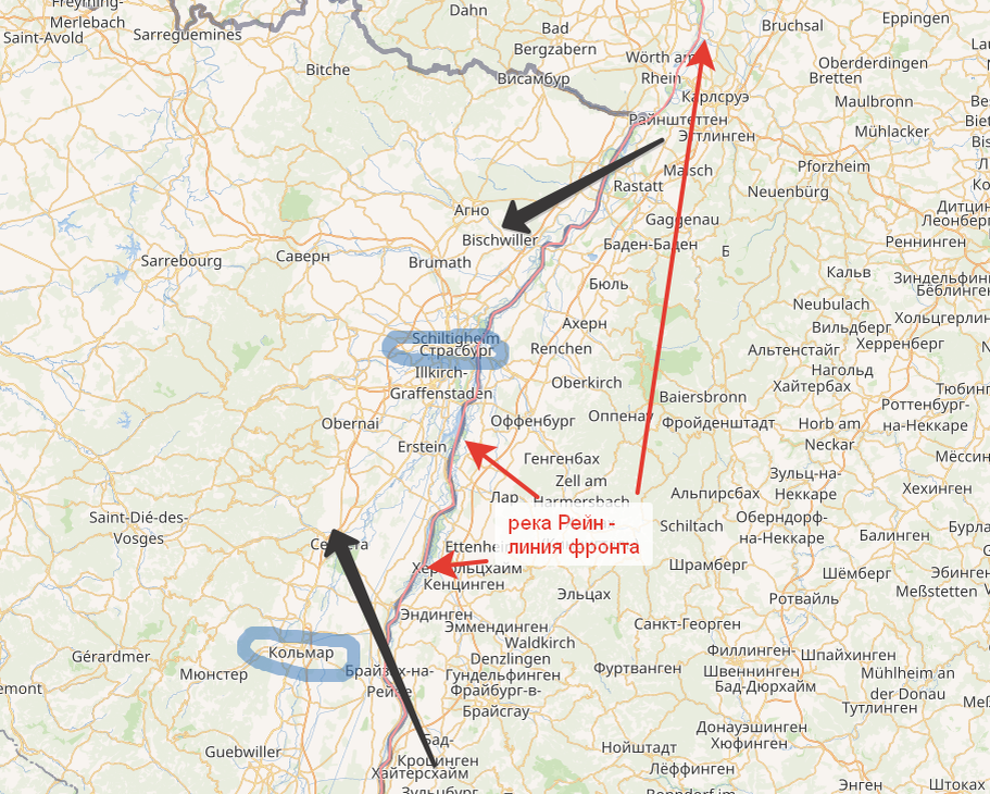 Схема операции "Осенний Туман", аппликация Автора