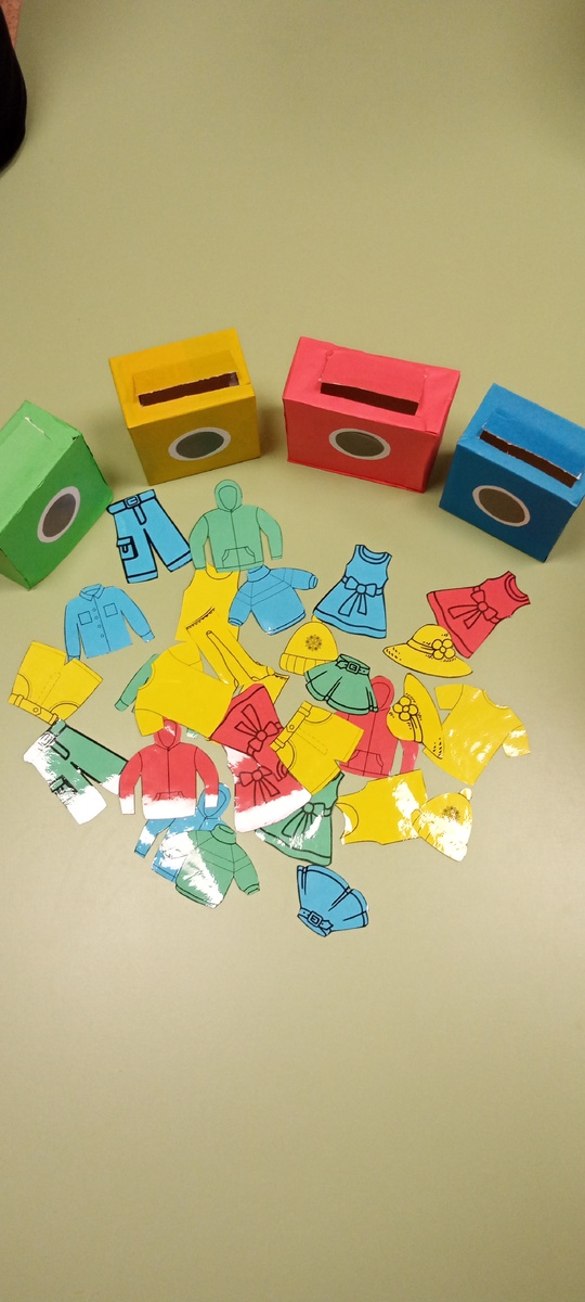 Игра " Веселая стирка"