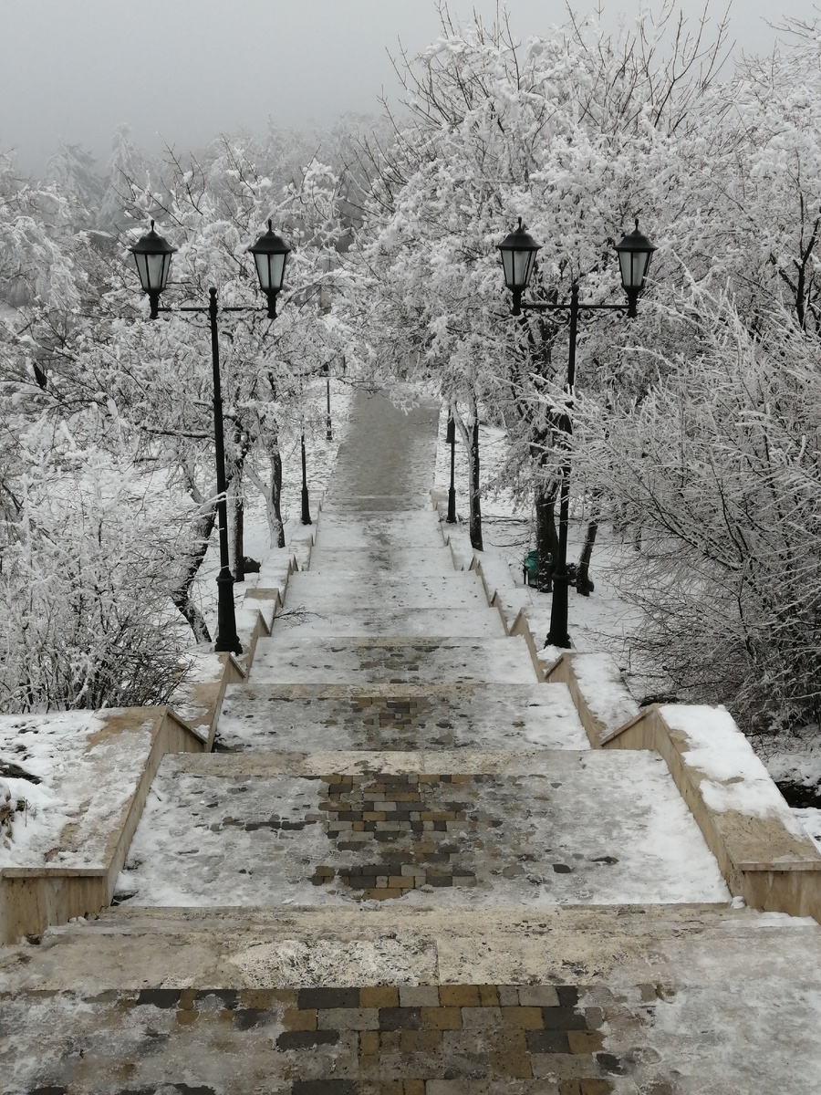 Замерзший Пятигорск