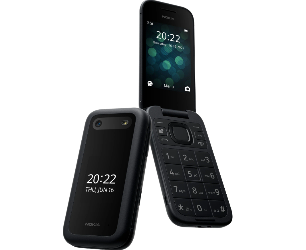 Кнопочный телефон Nokia 2660, 2 SIM, черный