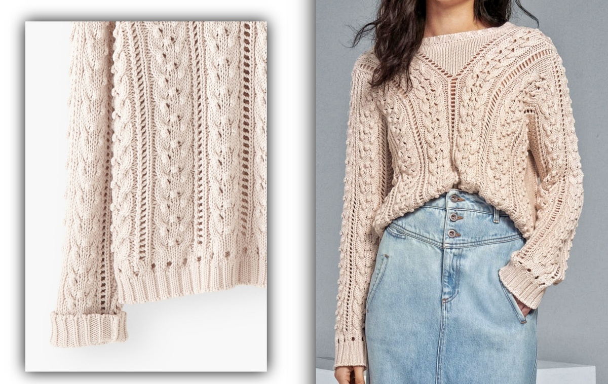 Джемпер из органичского хлопка от бренда Wrap London