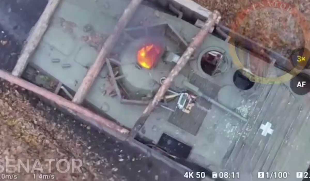 Хорошо занялось! Тактические маневры ВС РФ на Купянском направлении. Кадр из видео, размещенного в телеграм-канале Донбасский Партизан https://t.me/don_partizan/6994