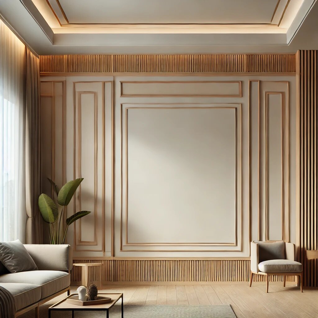 Обрамление стены бордю.юром 