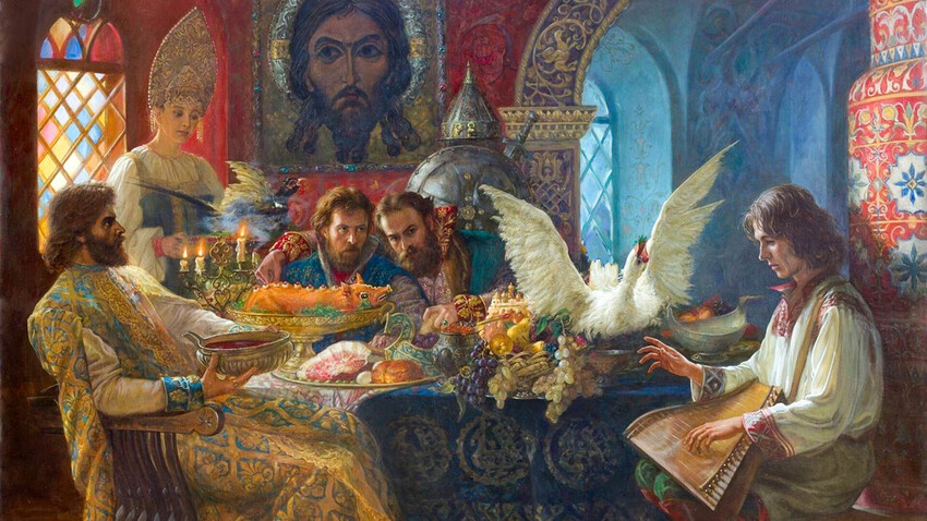«Боярский пир». 2000 / Виктор Шилов