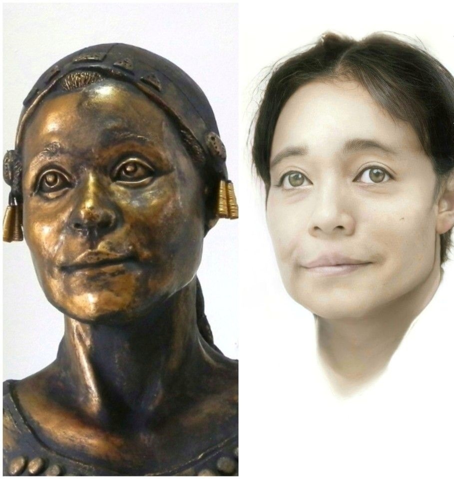 Женщина из Танкеевского могильника 9-10-х вв., 22 километра от города Булгар