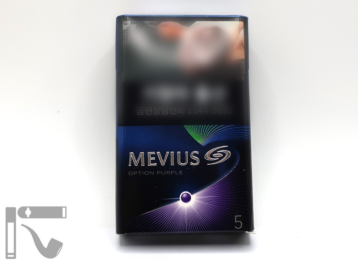 Сигареты Mevius Premium Menthol Option Purple 5. Фото: © канал "Уголок Курильщика"