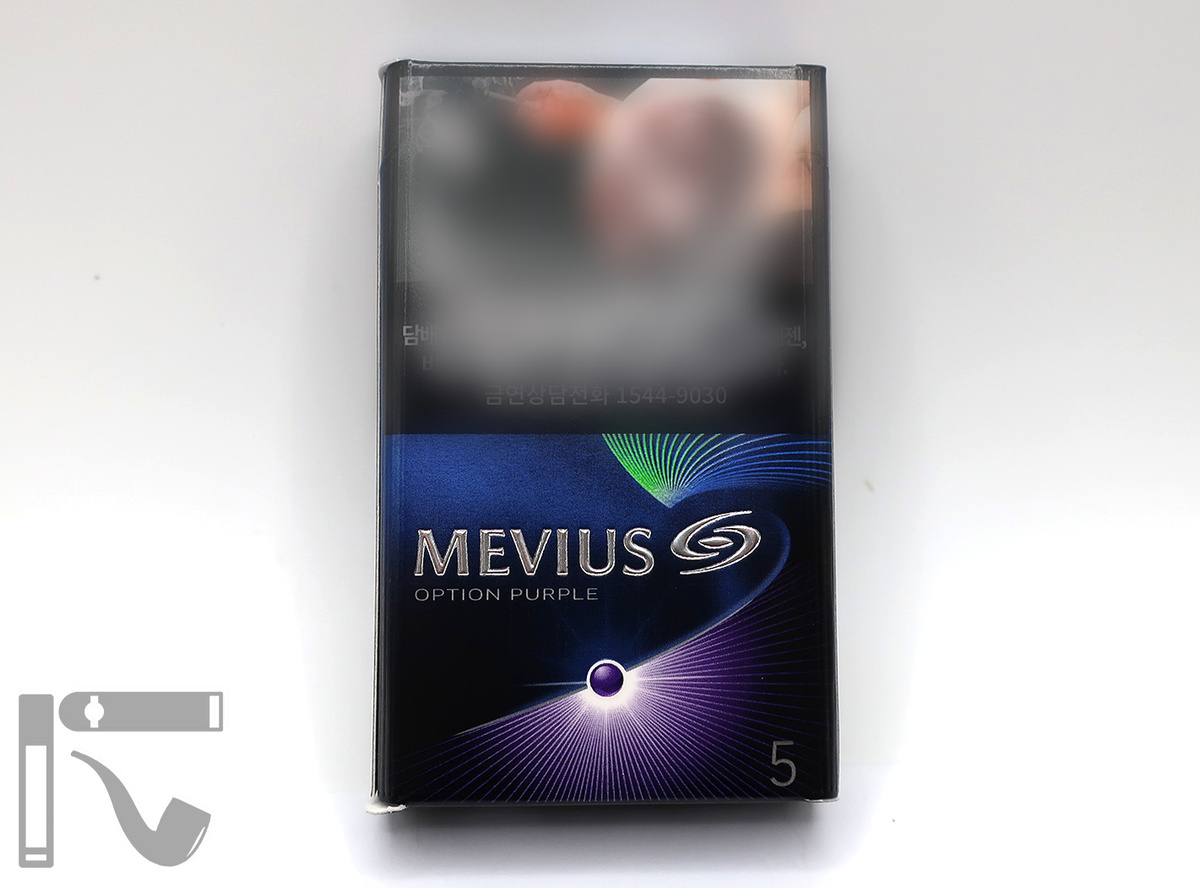 Сигареты Mevius Premium Menthol Option Purple 5. Фото: © канал "Уголок Курильщика"