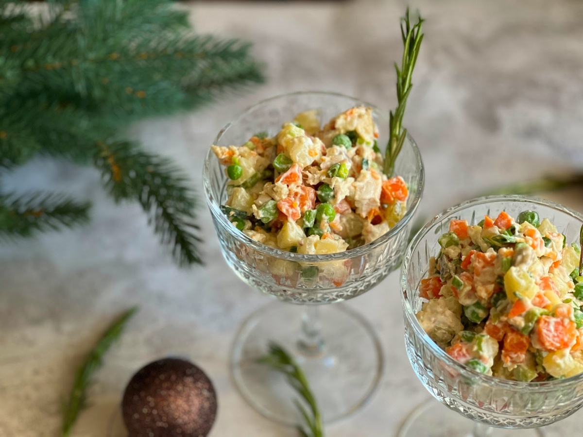 Оливье пп рецепт - Сладкий Персик