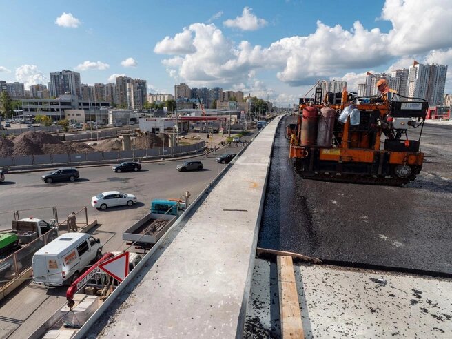 Источник: 
Строительство Московско-Дунайской развязки в сентябре 2024. КРТИ Петербурга
