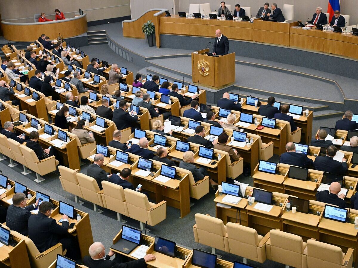    Пленарное заседание Госдумы РФ© РИА Новости . Владимир Федоренко
