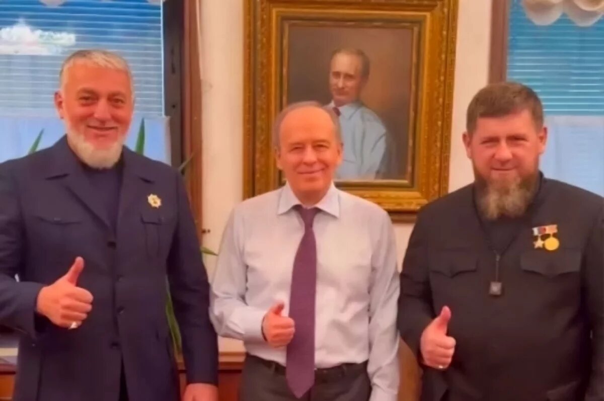    Кадыров на встрече с Бортниковым обсудил атаки БПЛА и участие Чечни в СВО
