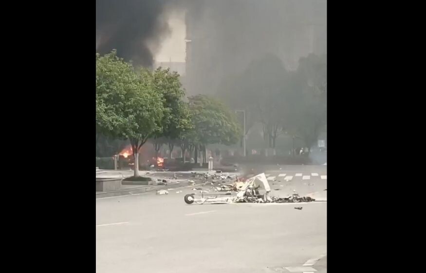    Беспилотник врезался в стадион: В Китае крупное происшествие