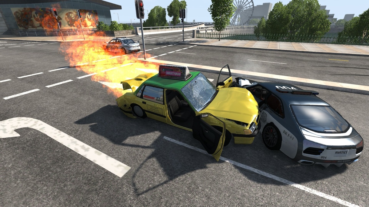 Скриншот игры: BeamNG.drive