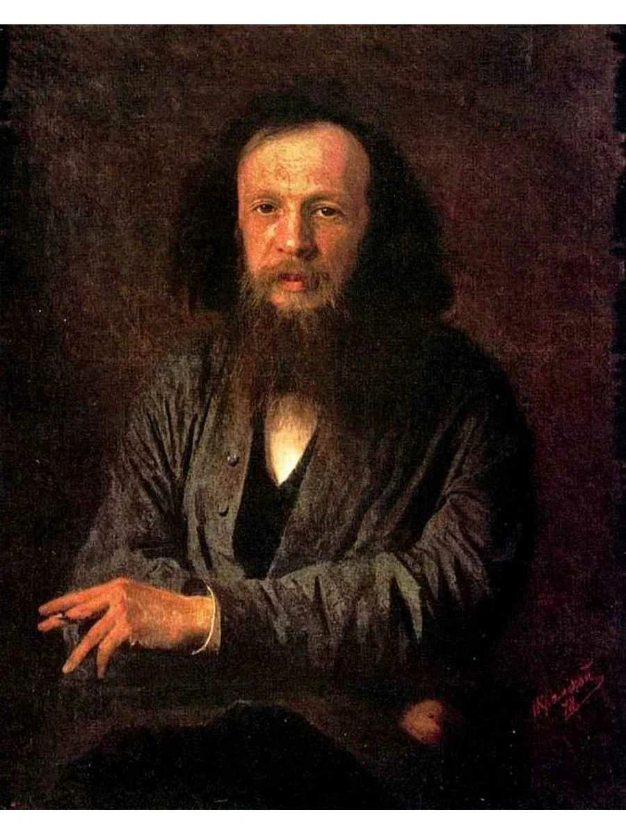 И.Н. Крамской. Портрет Менделеева Дмитрия Ивановича. 1878 г.